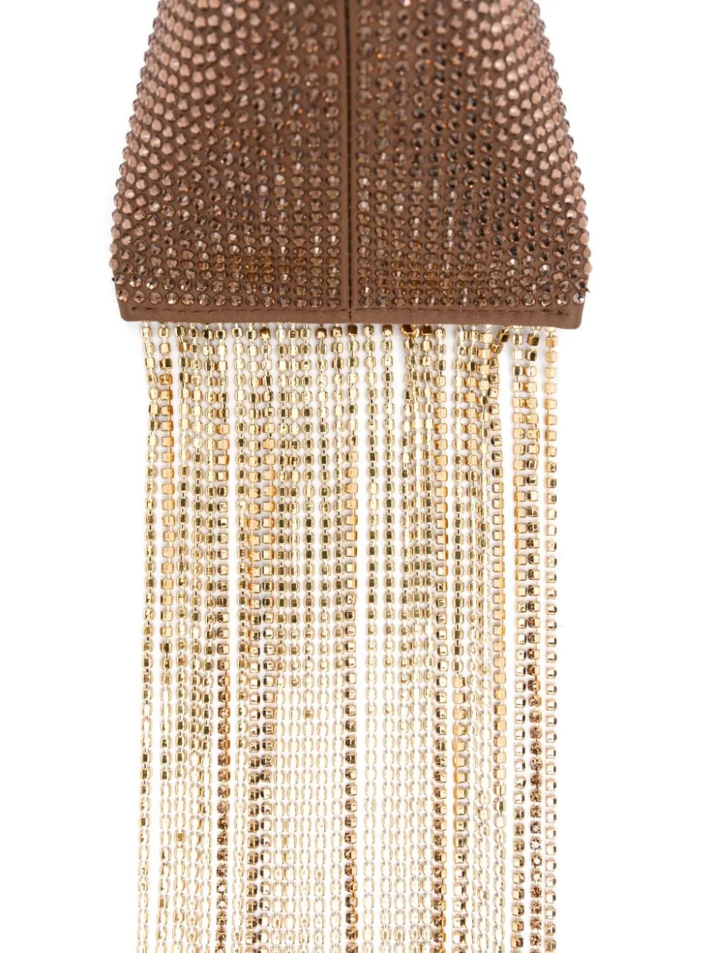 Stella Mccartney Embellished Mini Bag In Bronze