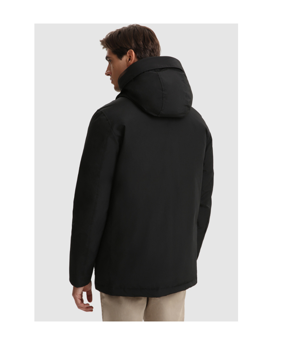 Woolrich Arctic Anorak Down Jacket In Black