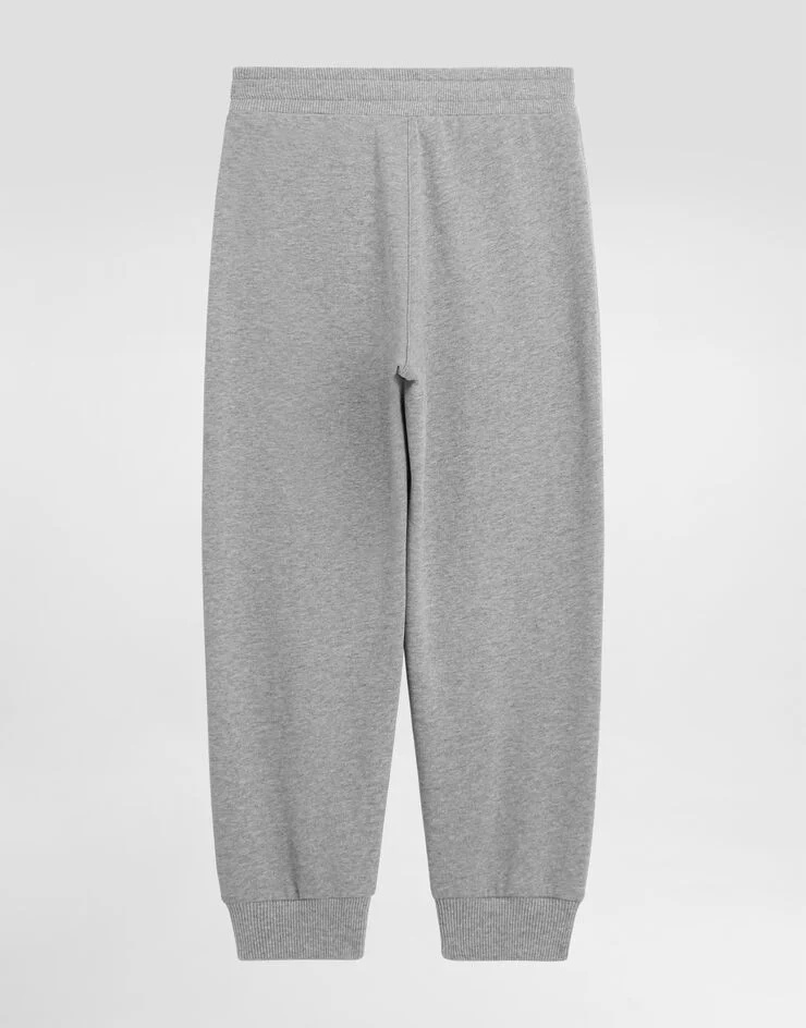 Dolce & Gabbana Logo-embroidered Track Pants In Gray