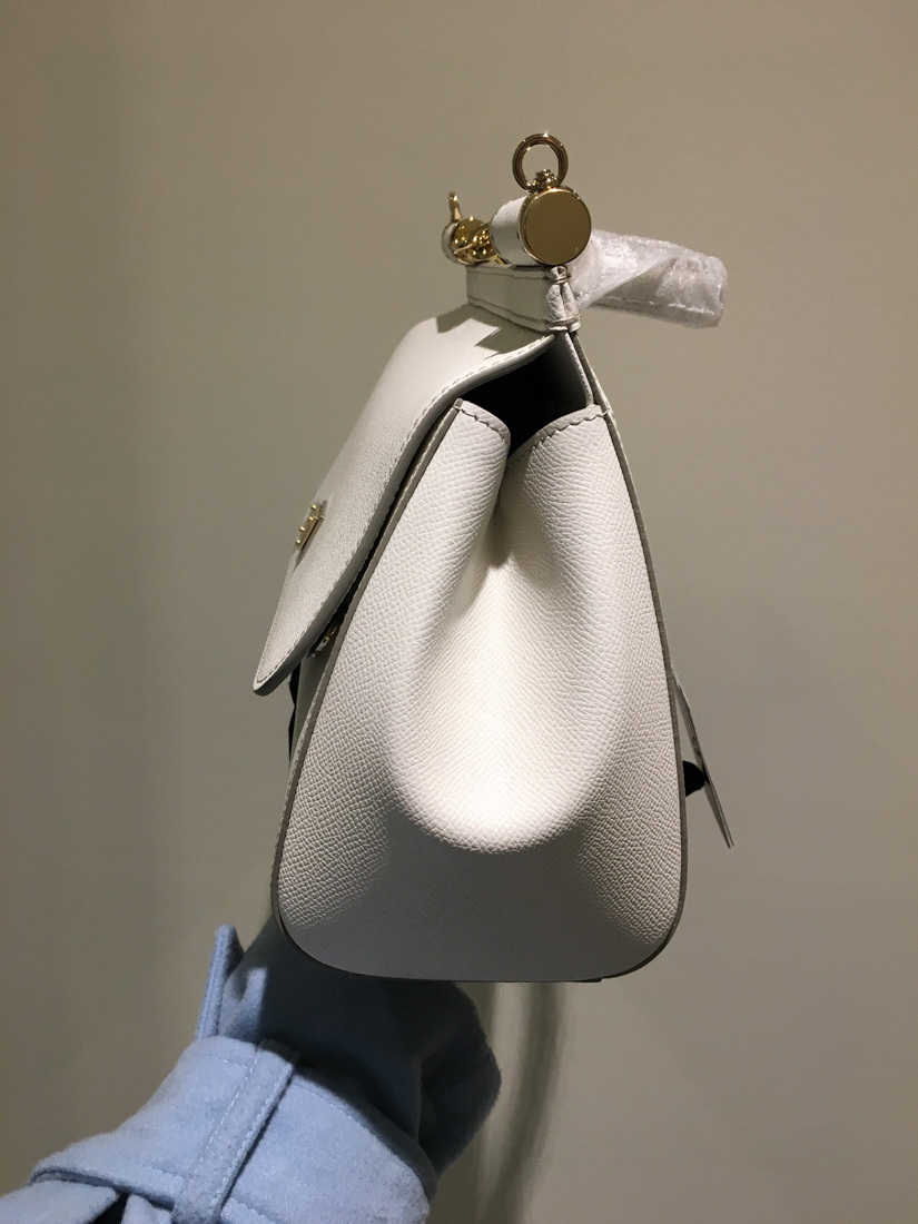 Dolce & Gabbana Sicily Tote Bag In White