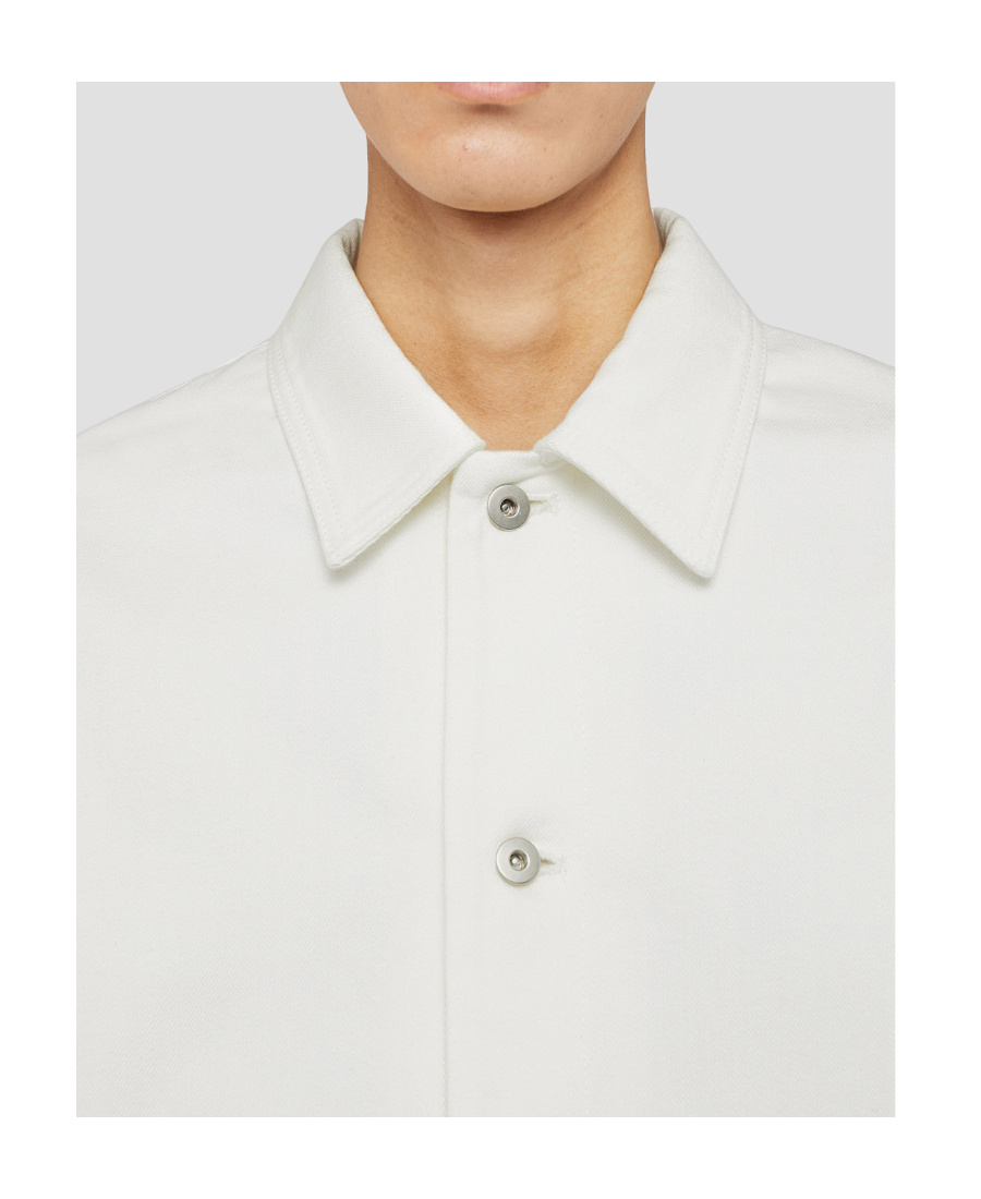 Jil Sander Buttoned Shirt In White