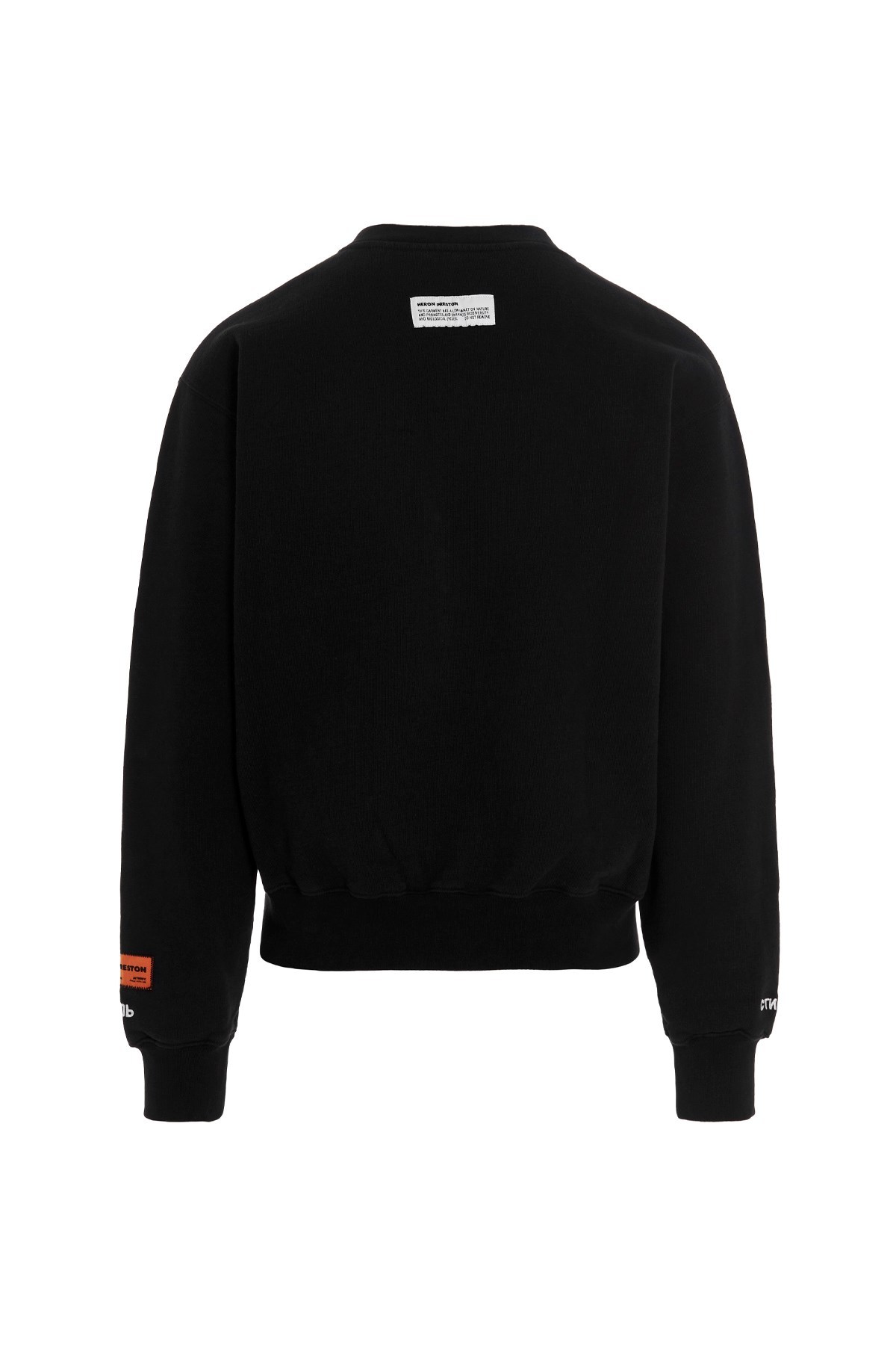 Heron Preston Graphic-print Patchwork Sweatshirt In Black