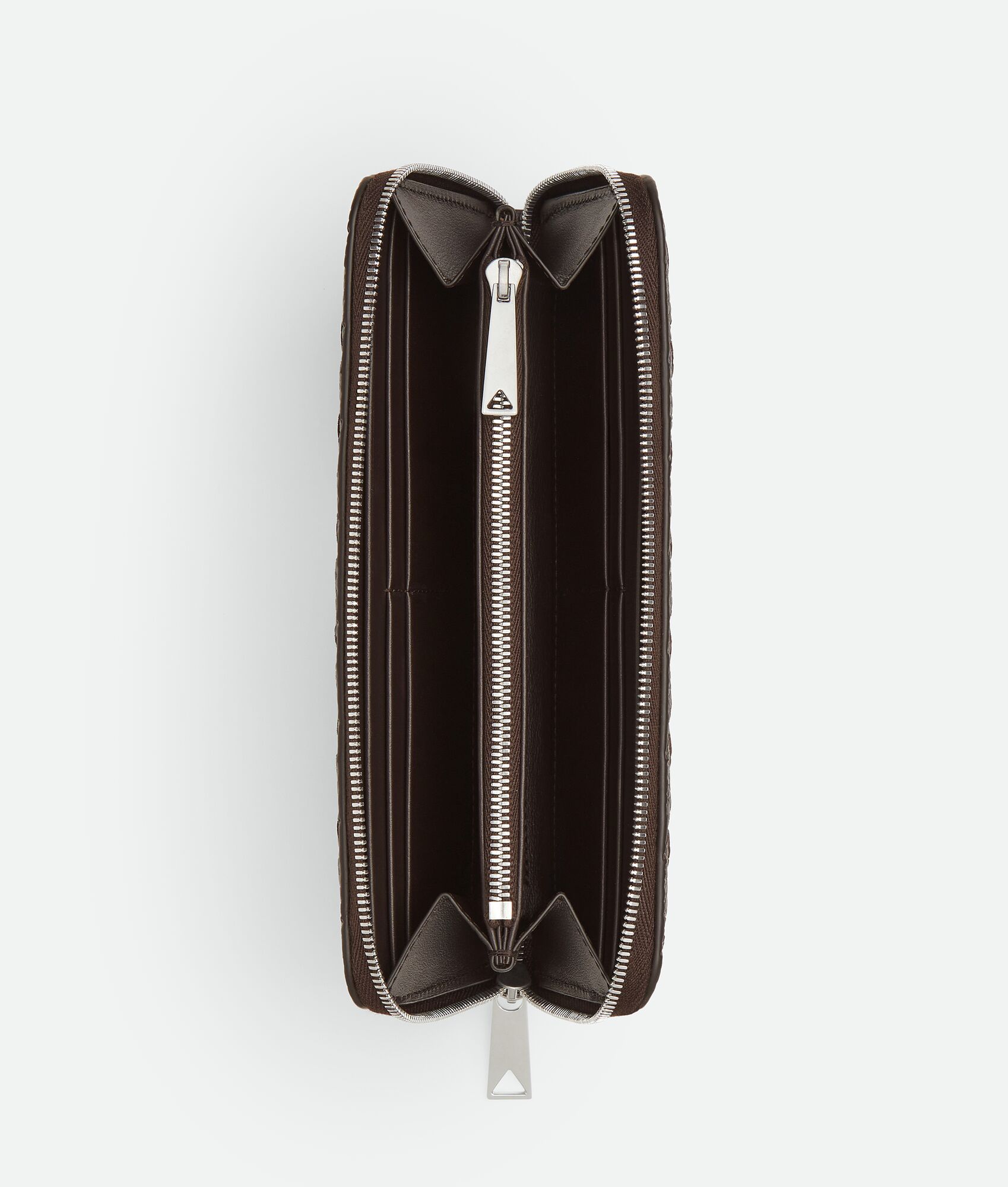 Bottega Veneta Intrecciato Zip Around Wallet