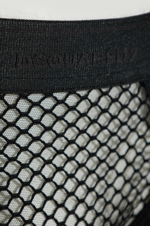 Dsquared2 Elastic Waist Briefs In Black