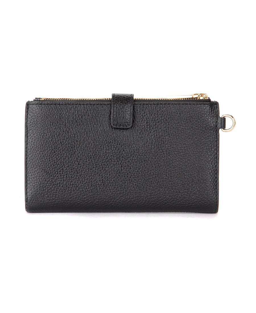 Michael Michael Kors Adele Leather Wallet In Black