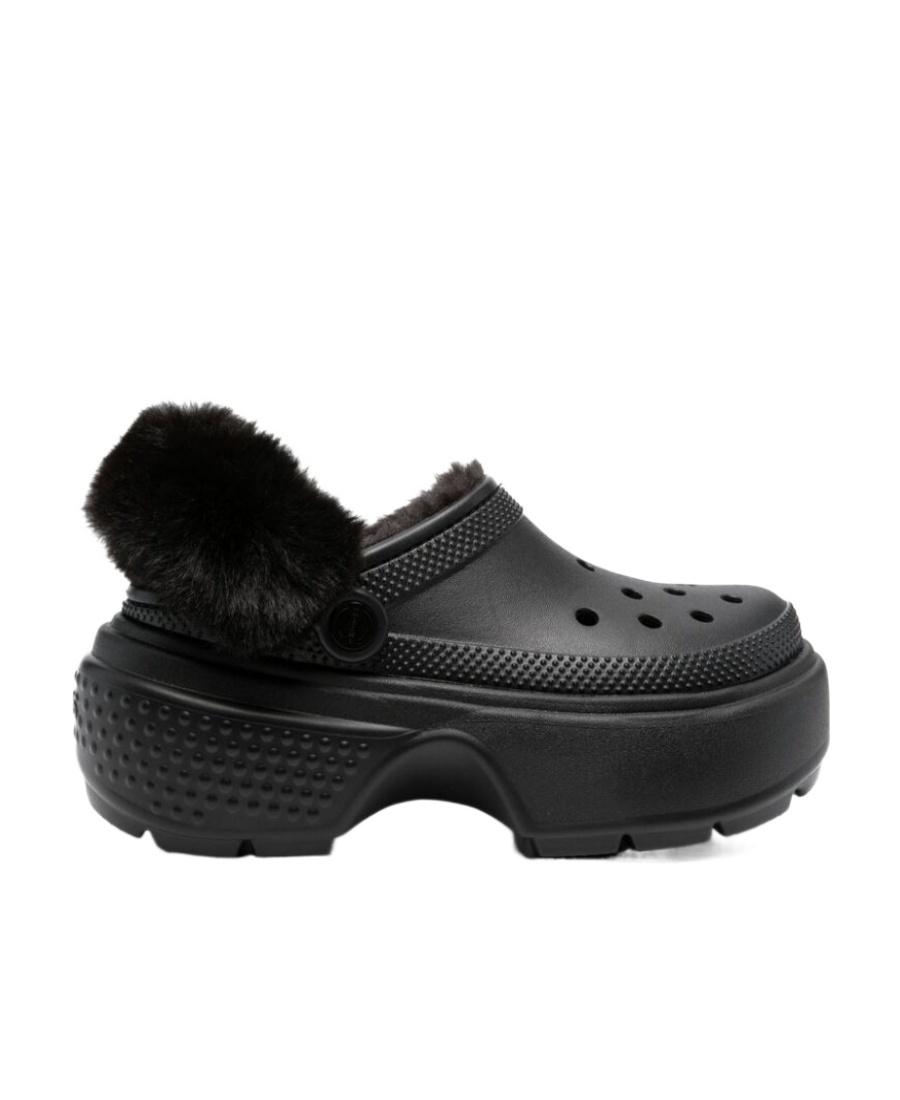 Crocs Stomp Lined Clog In Black