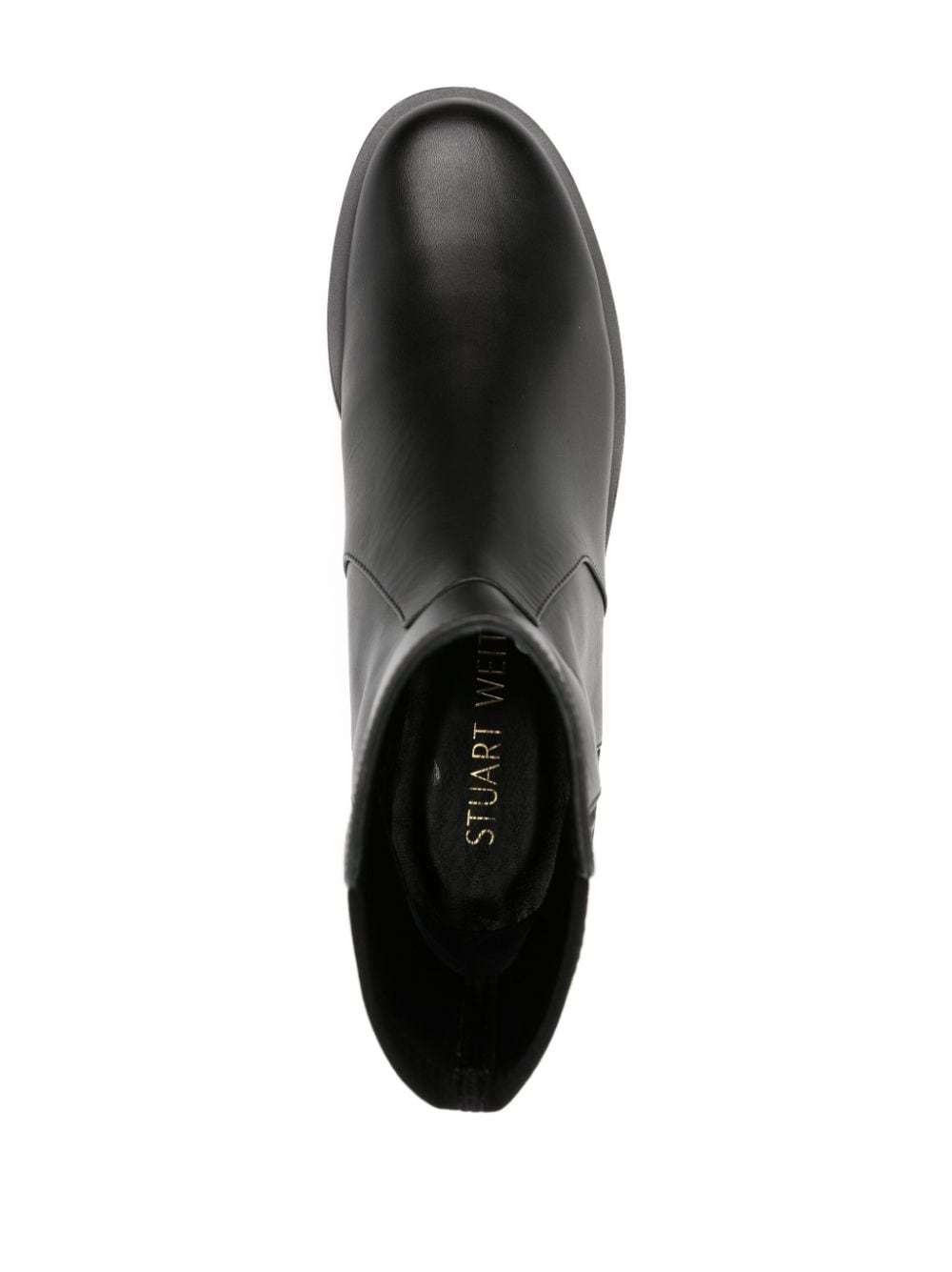 Stuart Weitzman 35mm Ankle-length Leather Boots In Black
