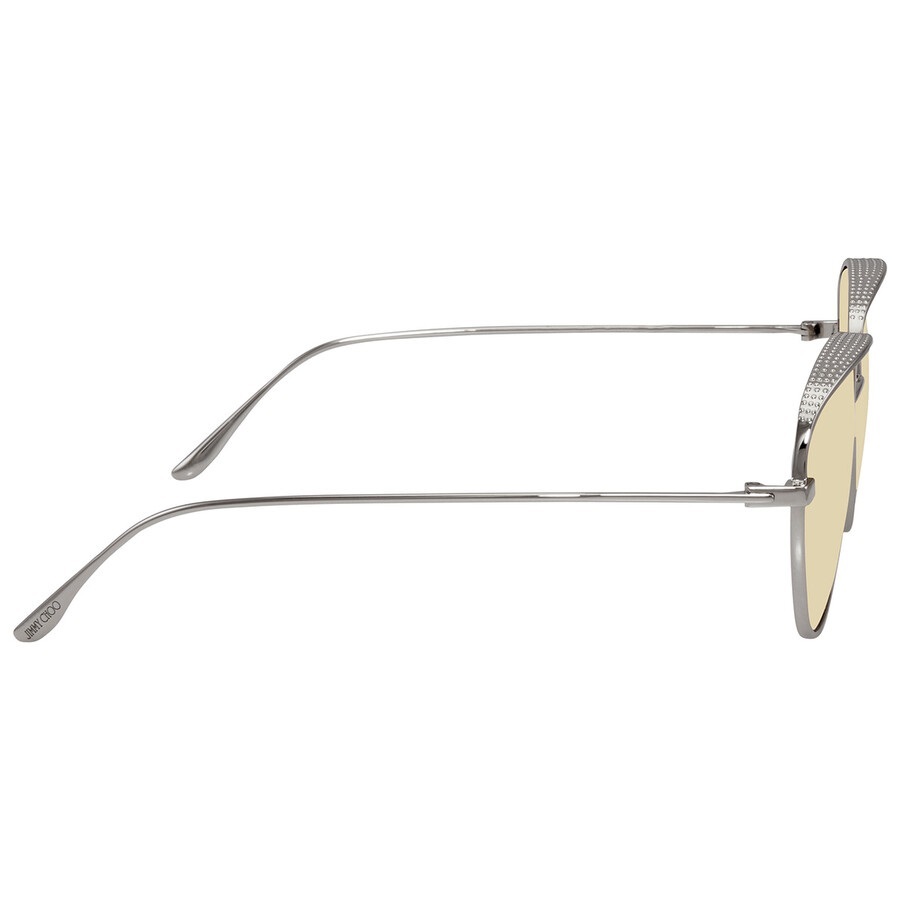 Jimmy Choo Eyewear Round Frame Sunglasses In Nude