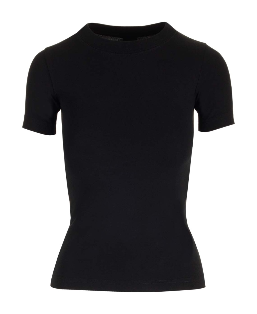 Balenciaga Handwritten Rhinestone-embellished T-shirt In Black