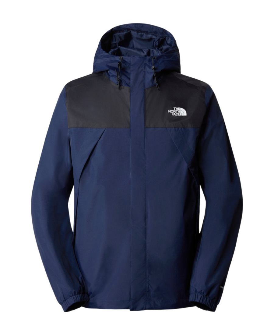 The North Face Seasonal Mountain Button Hooded Jacket In Blue