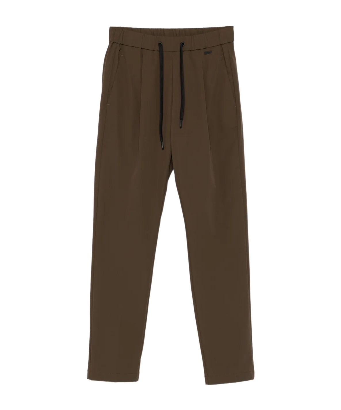 Herno Pleated Drawstring Trousers In Green