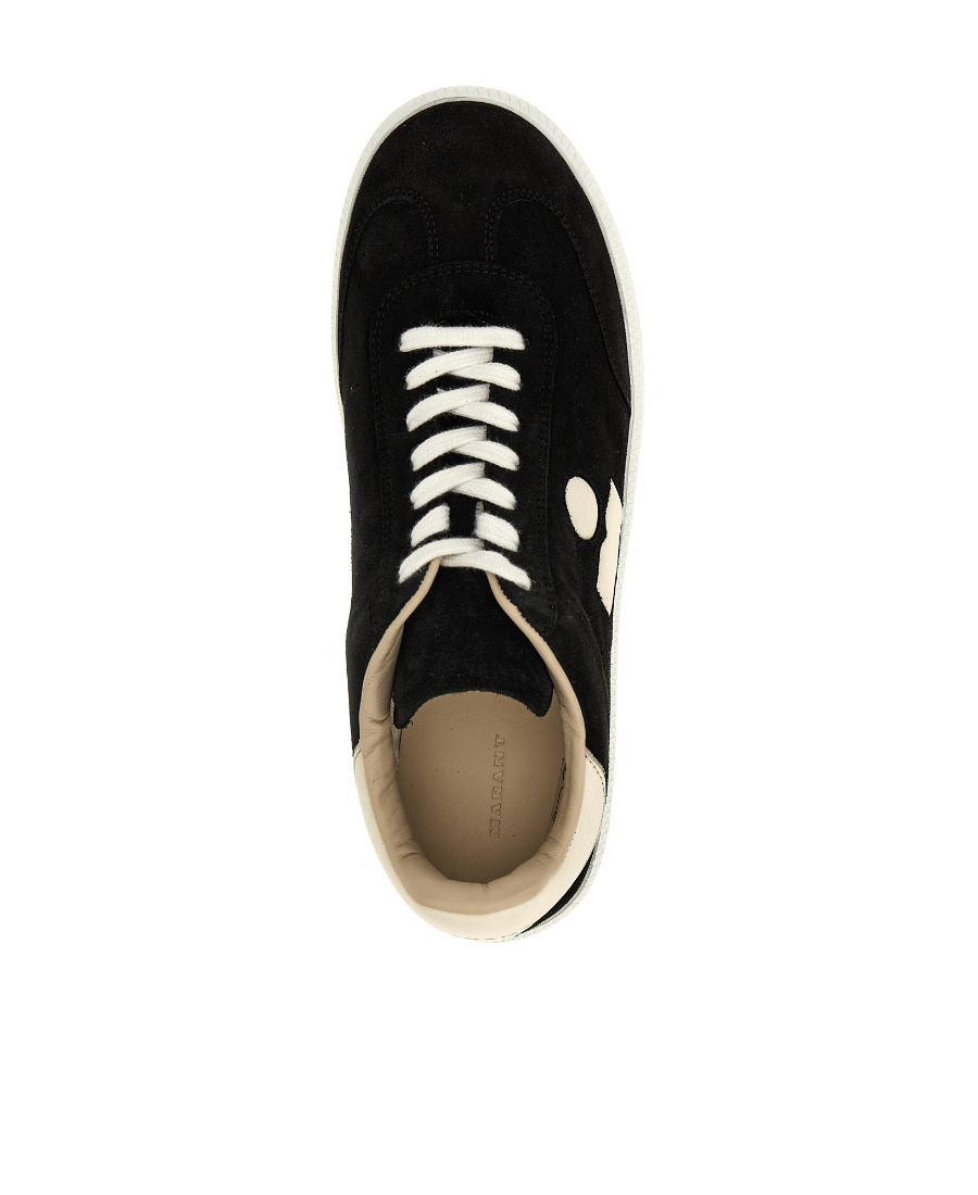 Isabel Marant Round Head Low Upper Board Shoes In Black