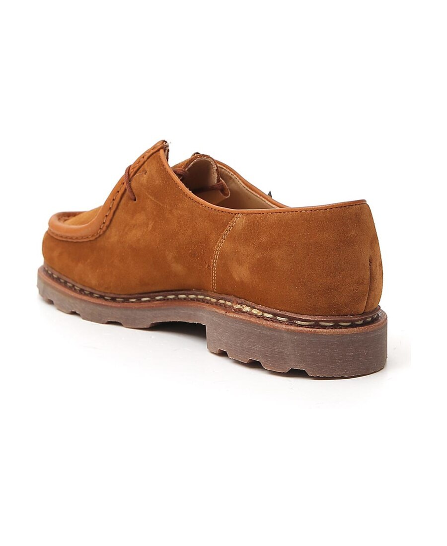 Paraboot Michael Suede Derby Shoes In Brown In Brown