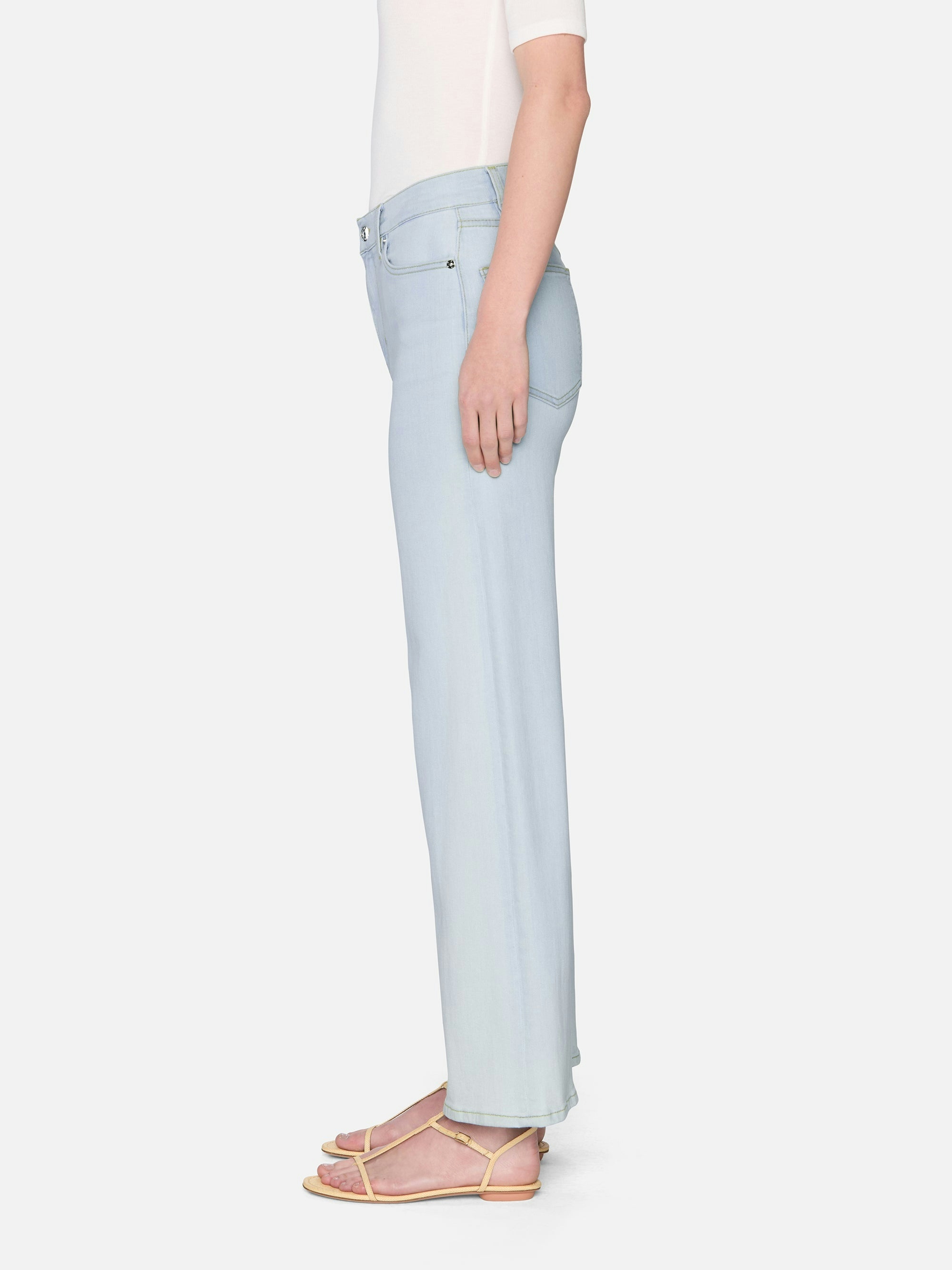 Frame Le Slim Jeans In Black