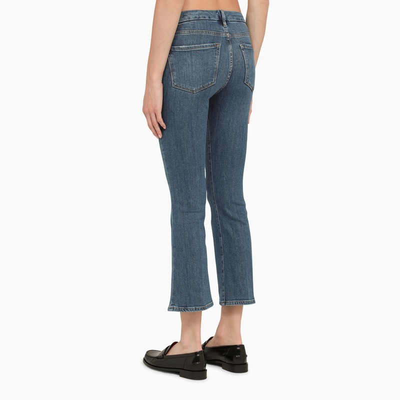 Frame Woman Jeans Blue Size 28 Cotton, Rayon, Elastane In Blue