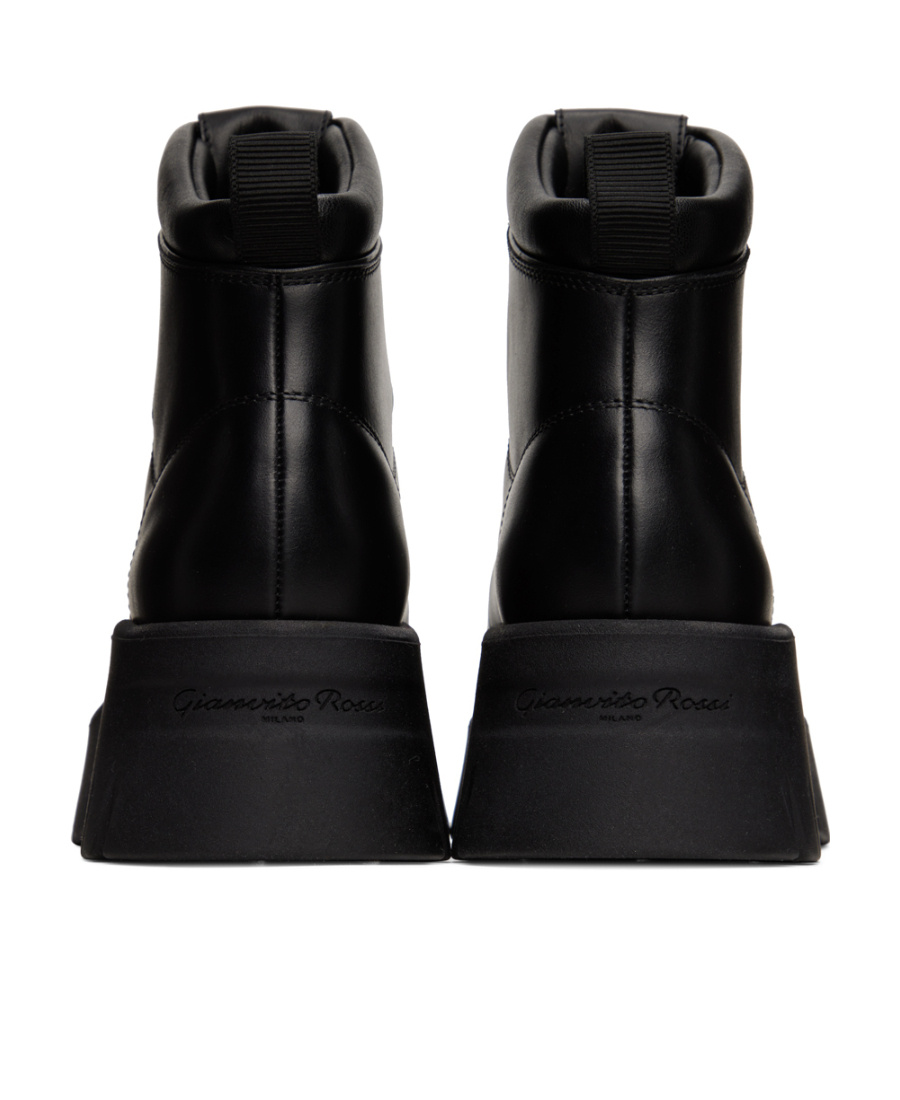 Gianvito Rossi Lace-up Boots In Black