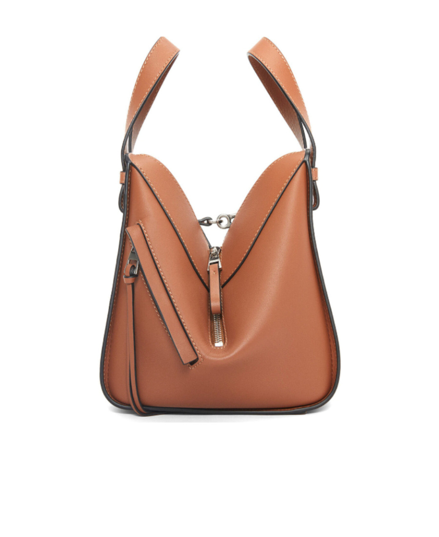 Shop Loewe Hammock Compact Bag In Classic Calfskin In Pink