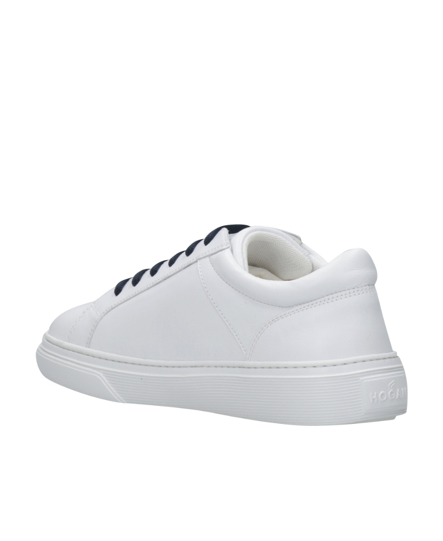 Hogan Teen Lace-up Sneakers In White