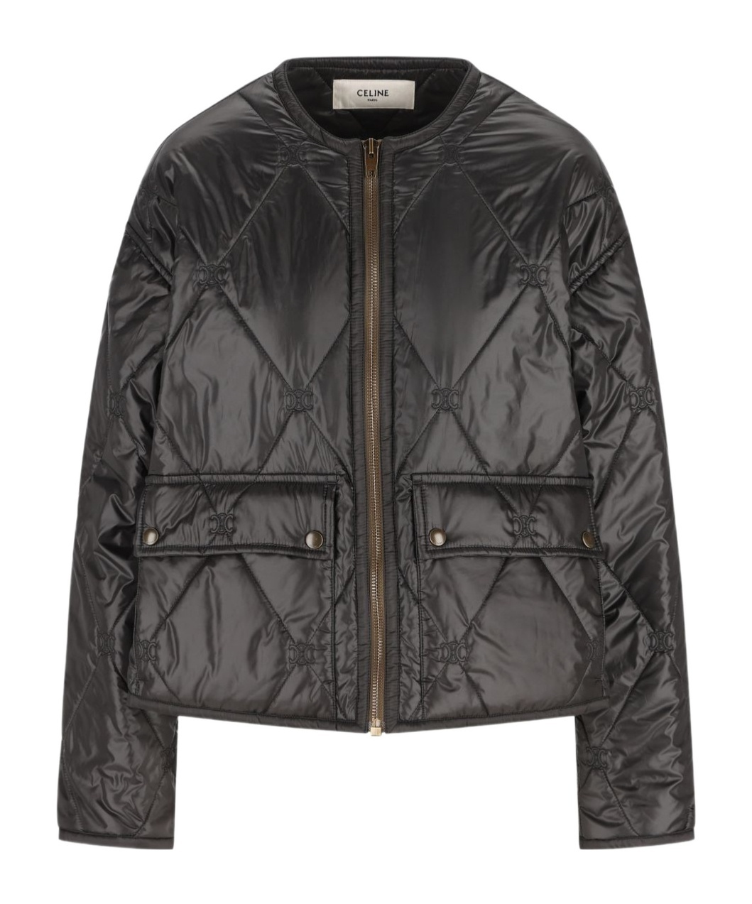 Celine Long Sleeve Jacket In Black