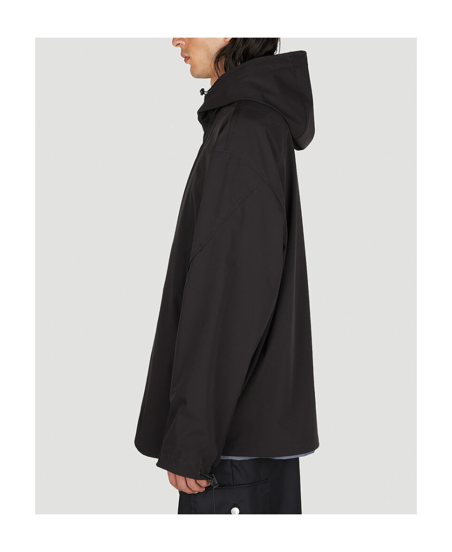 Our Legacy High-neck Hooded Jacket In Black