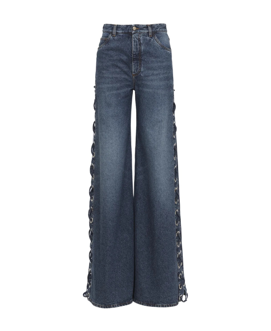 Chloé Wide-legged Jeans In Blue