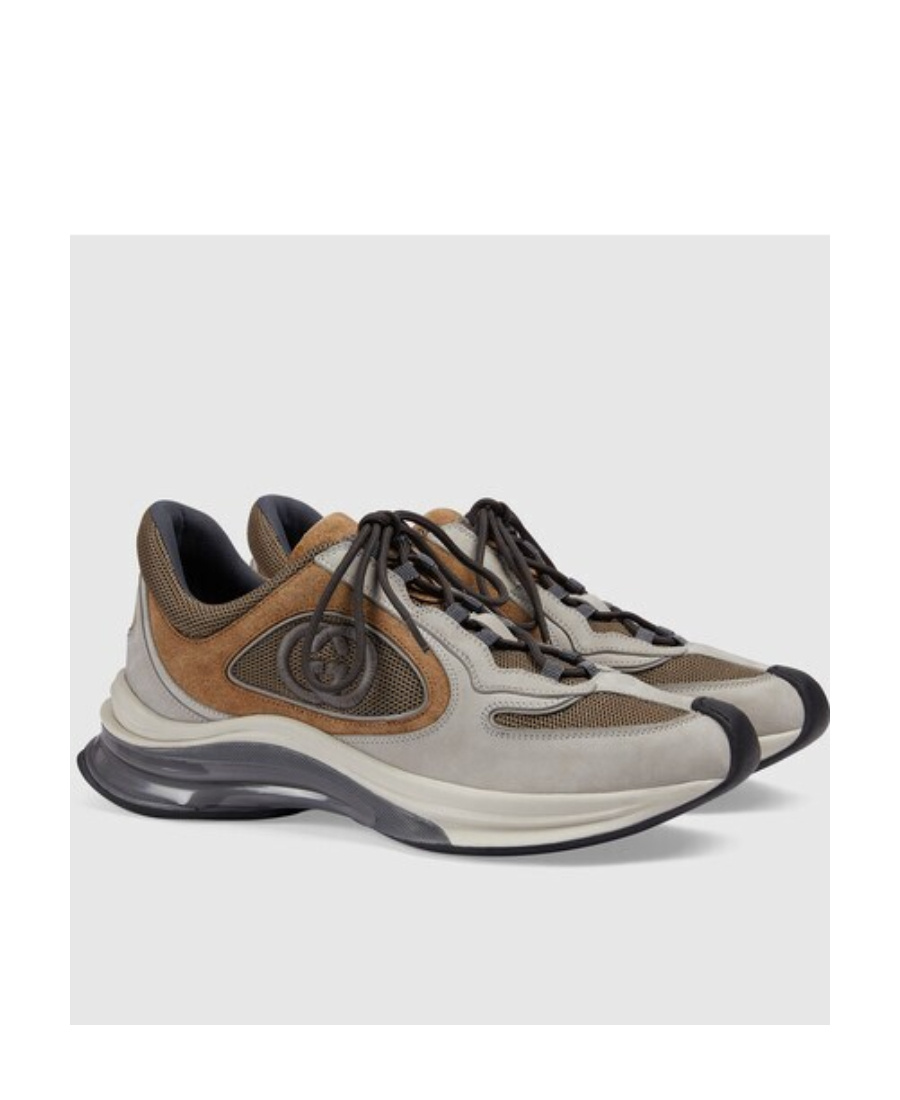 Gucci Run Interlocking G Sneakers In Multicolor
