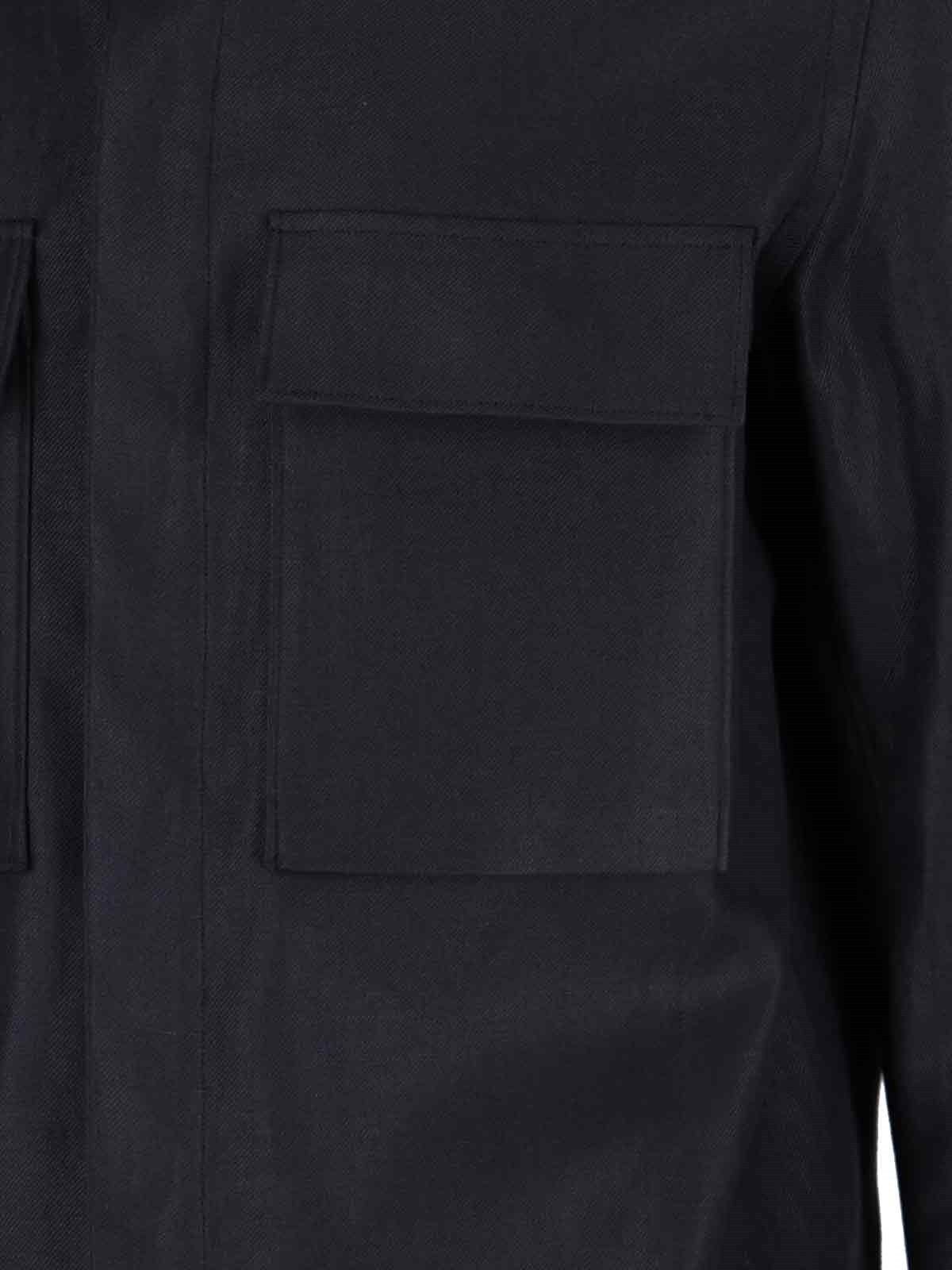 Shop Zegna Linen Shirt In Black