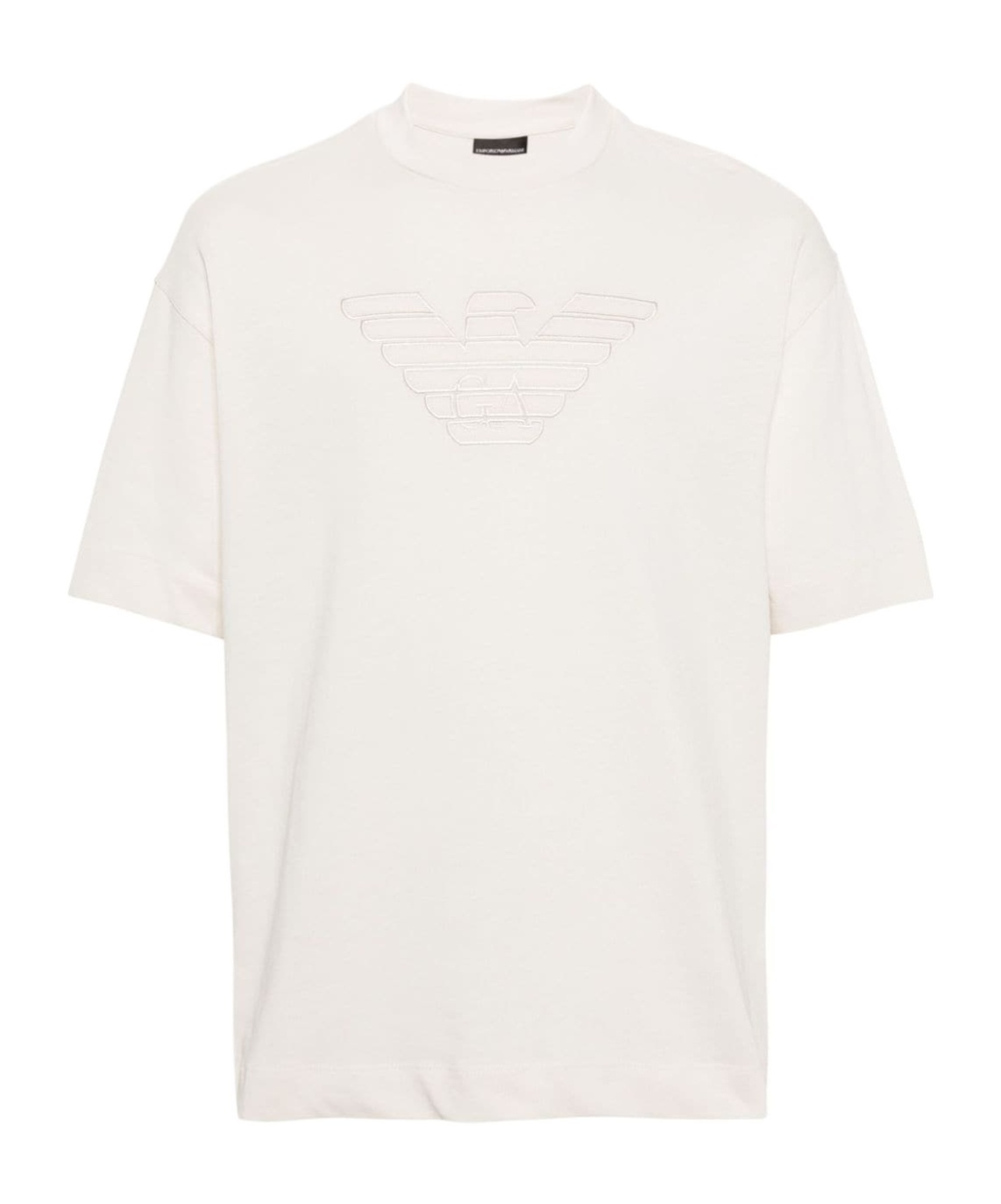 Emporio Armani Crew Neck Short Sleeves T-shirt In White