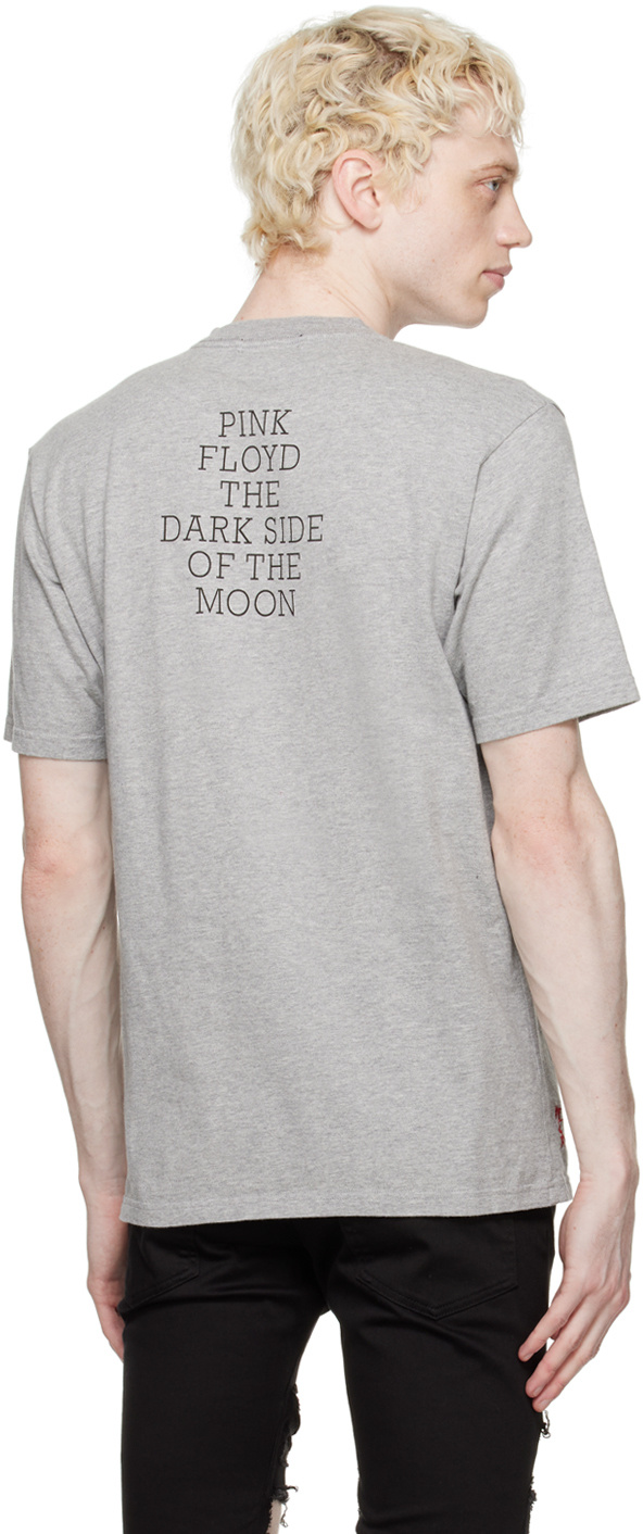 Undercover Printed Round-necked T-shirt In Gray