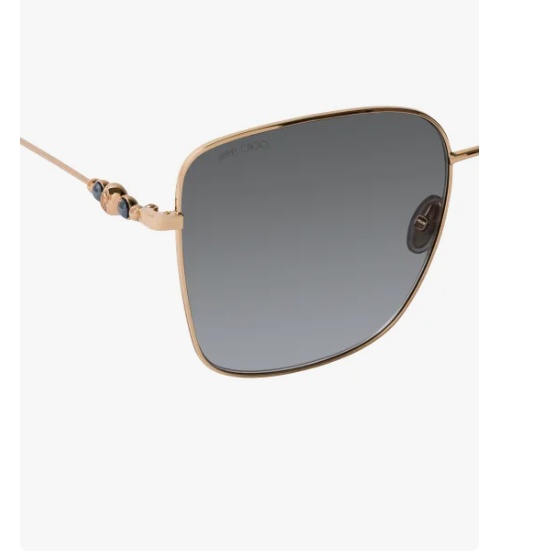 Jimmy Choo Eyewear Hester Square Frame Sunglasses In Black