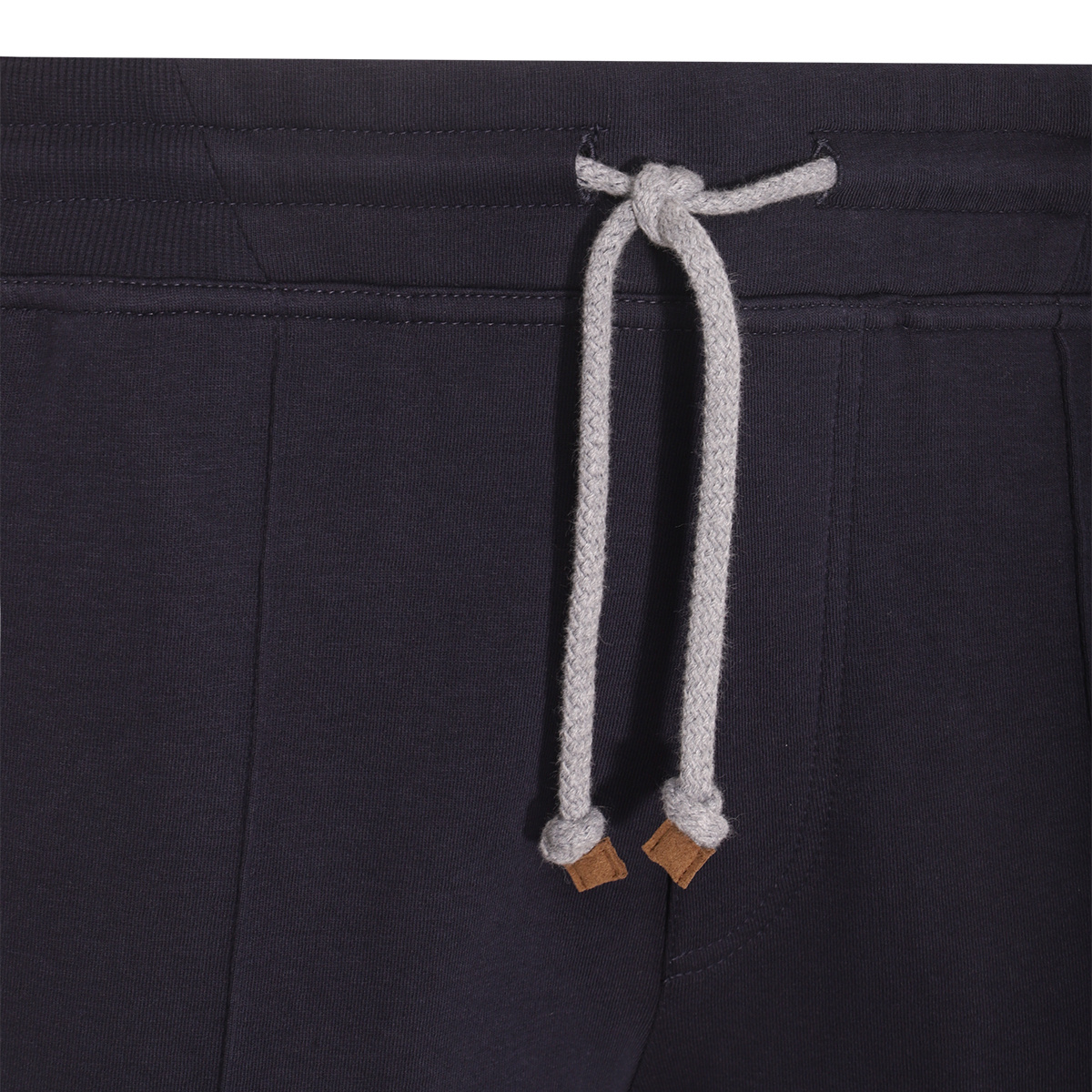 Brunello Cucinelli Tapered Drawstring Track Pants In Black
