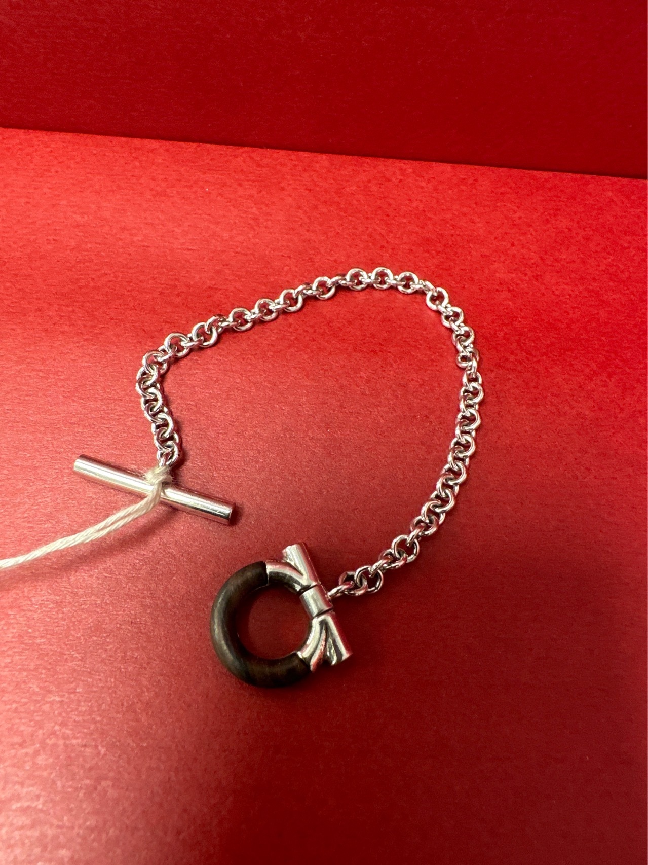 Ferragamo Chain Bracelet In White