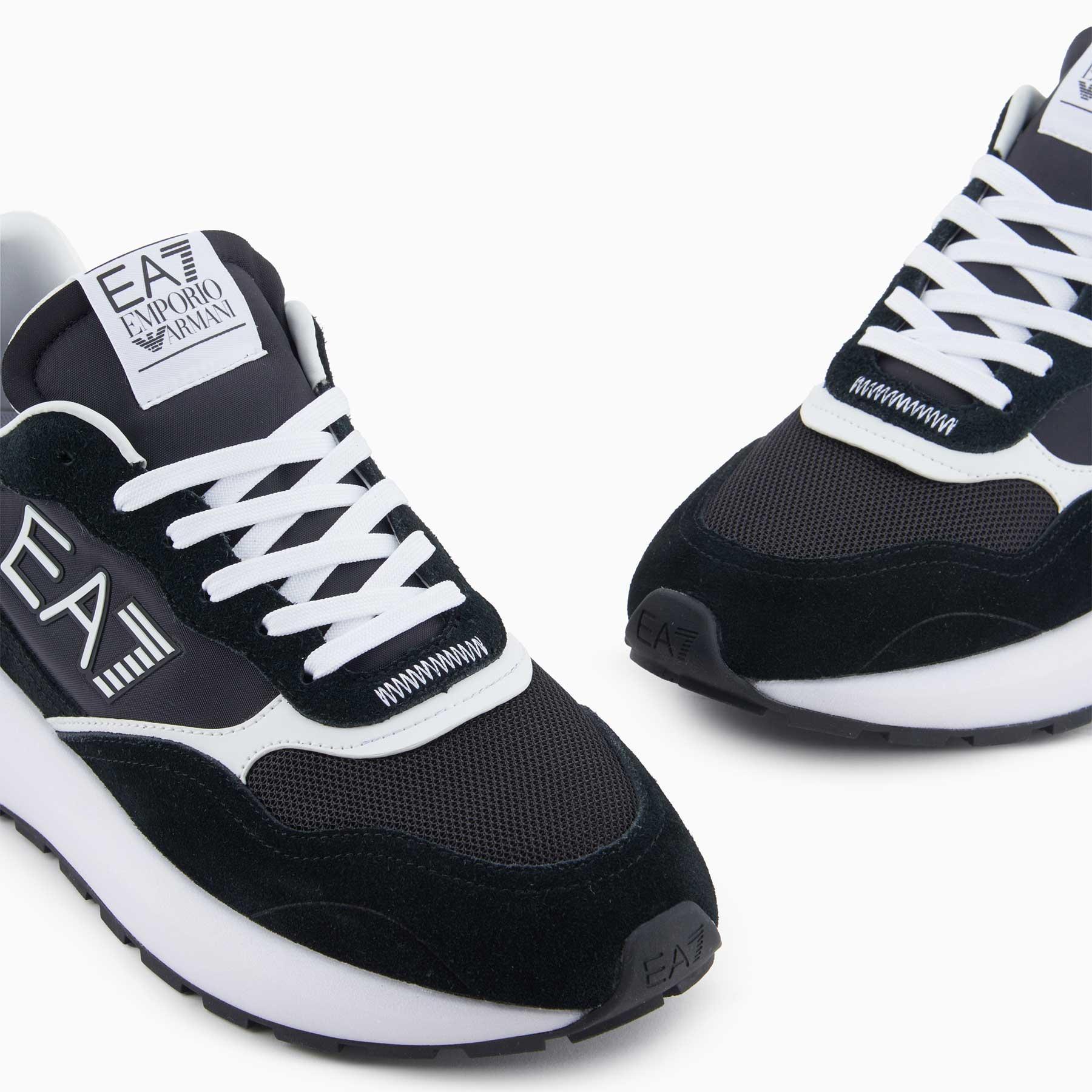 Ea7 Logo-print Low-top Sneakers
