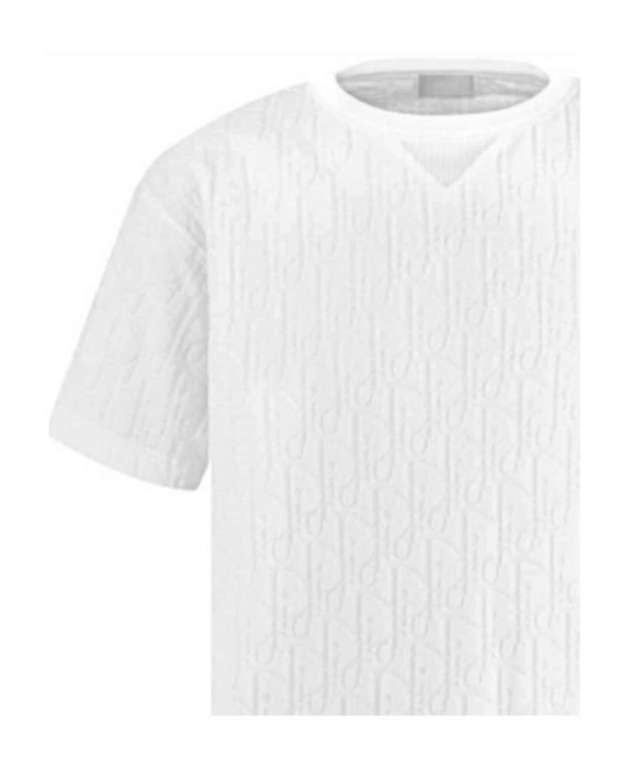 Dior Terry Twill T-shirt In White