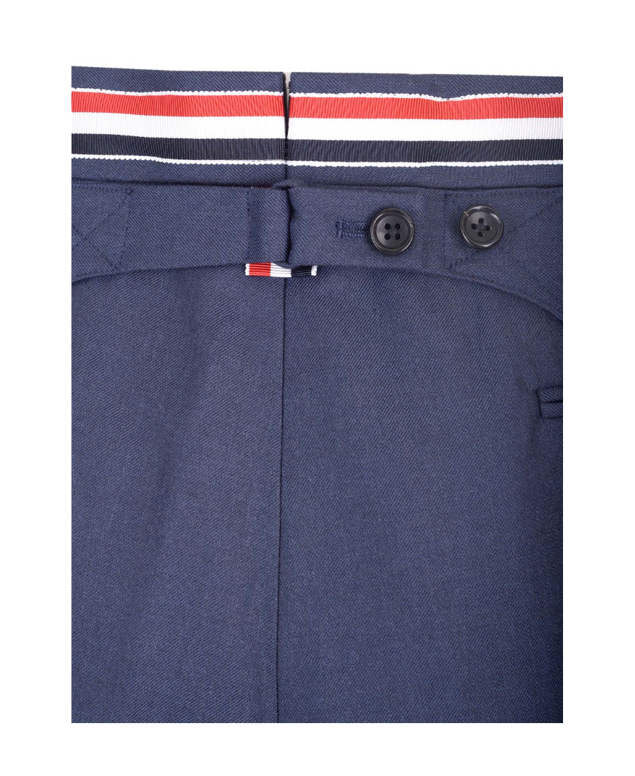 Thom Browne Trousers In Blue