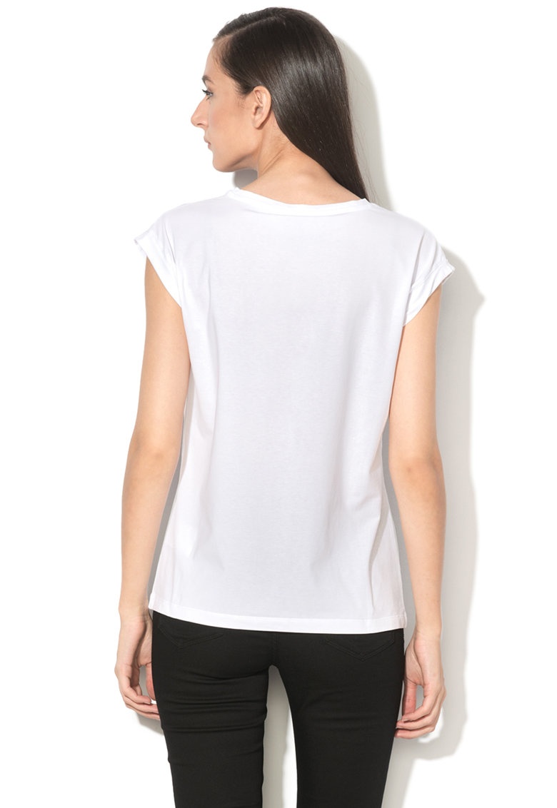 Emporio Armani Short-sleeved T-shirt With Round Neck In White