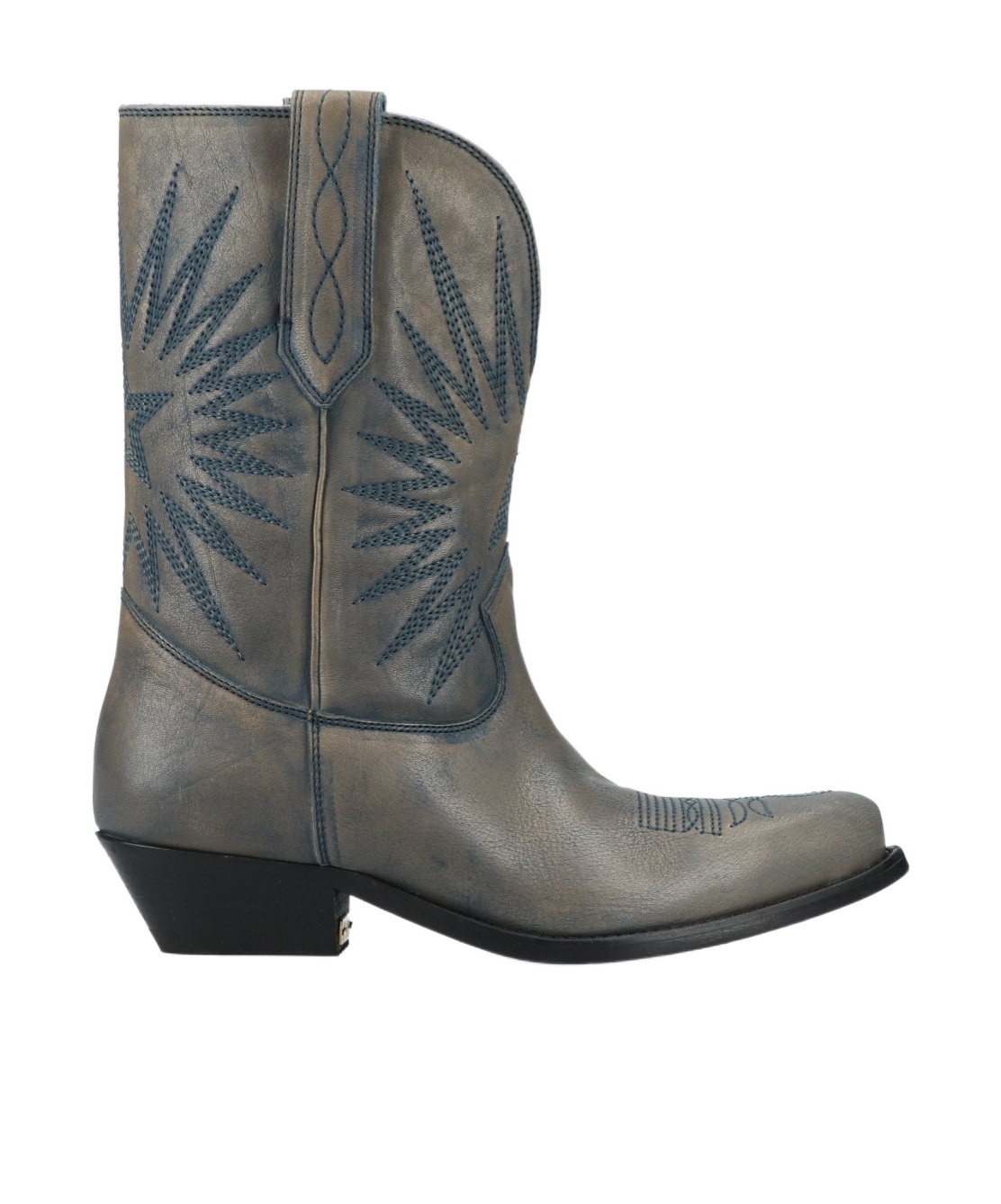 Golden Goose Patterned Ankle Boots In Black
