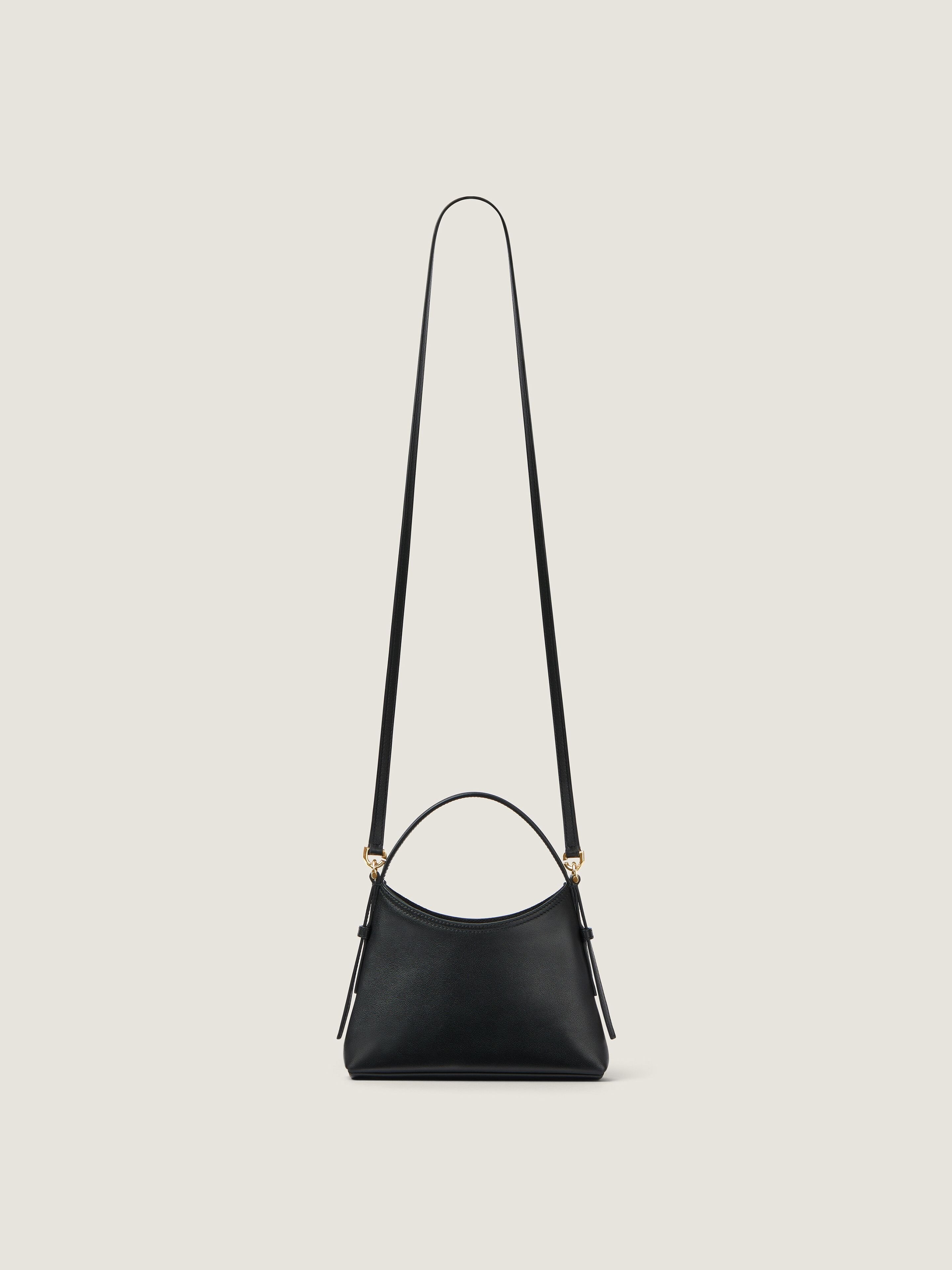 Givenchy Voyou Nano Grained-leather Top Handle Bag In Black