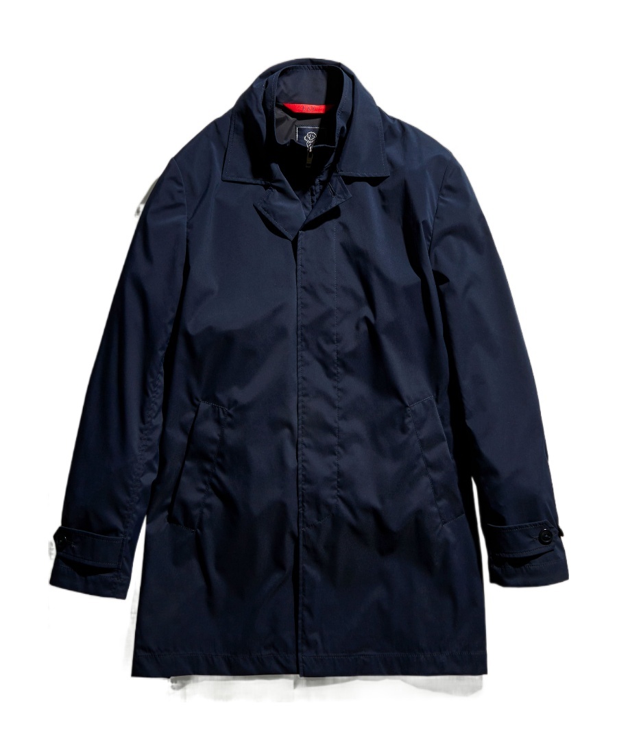 Fay Single-breasted Coat In Black