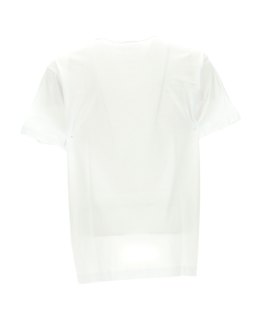 Versace Jeans Couture Logo Printed Crewneck T-shirt In White