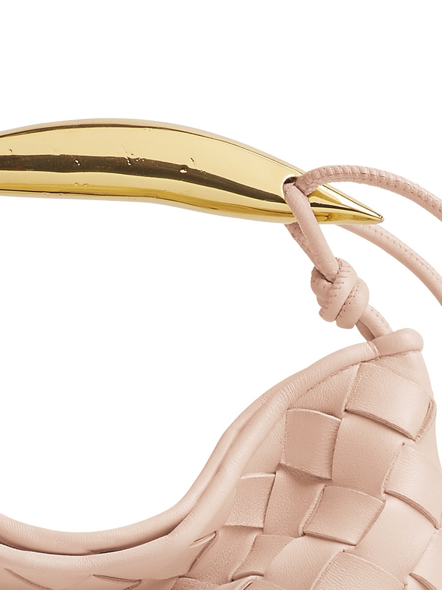 Bottega Veneta Mini Sardine Shoulder Bag In Pink