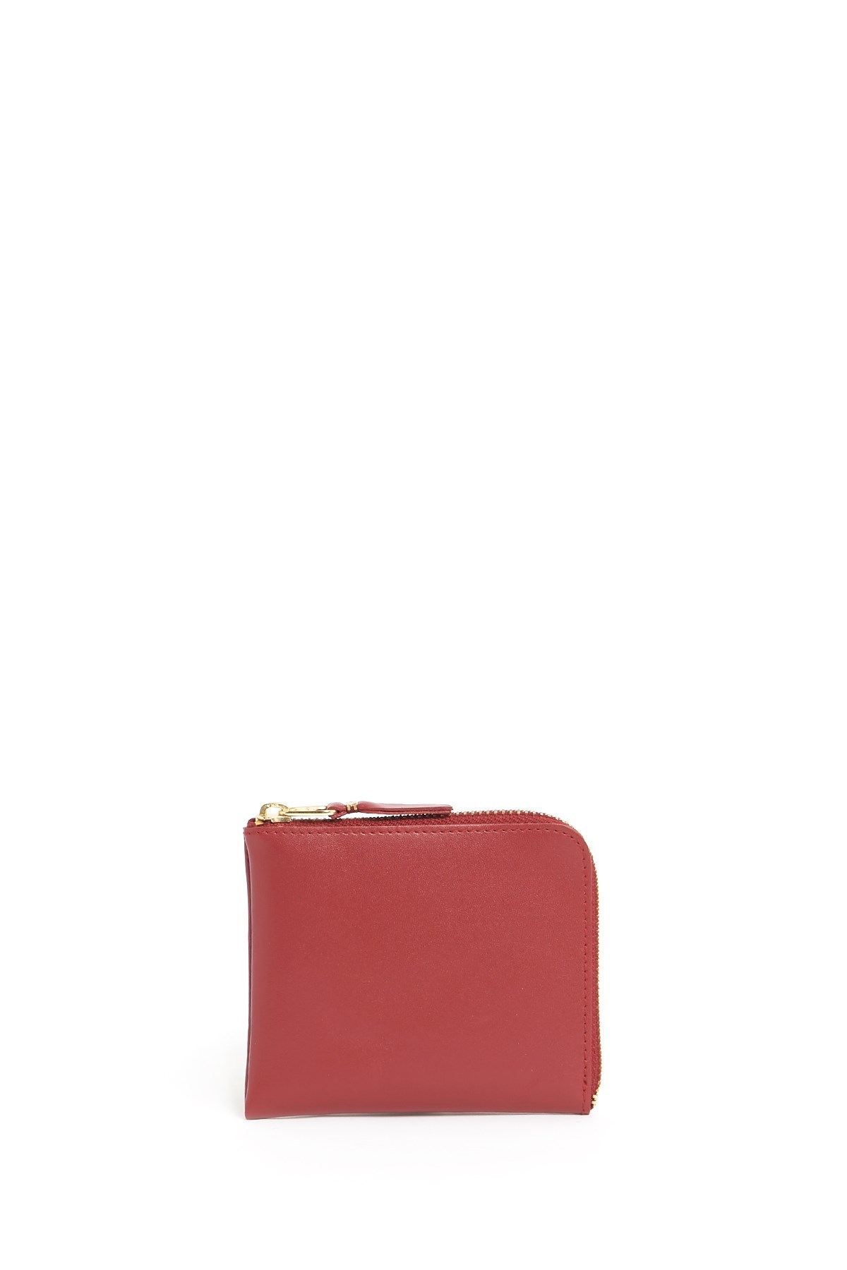 Comme Des Garçons Small Zip-around Wallet In Brown