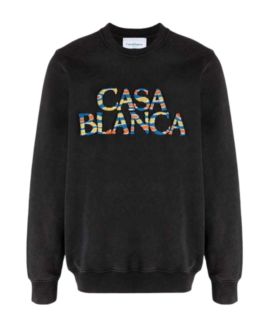 CASABLANCA LOGO-APPLIQU� SWEATSHIRT 