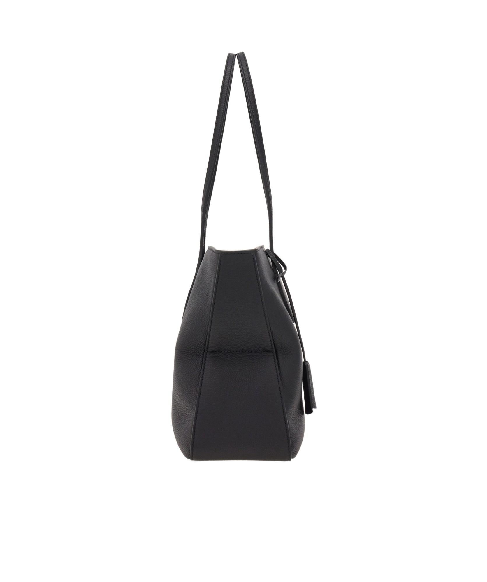 Ferragamo Medium Tote Bag Star Structured Shape In Black
