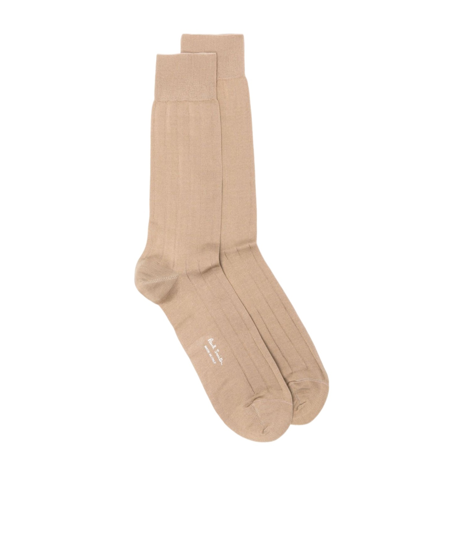 Paul Smith Wide-ribbed Socks In Nude
