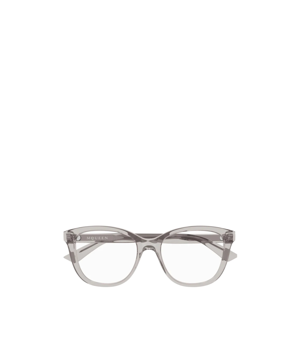 Alexander Mcqueen Full-frame Flat Mirror In Gray