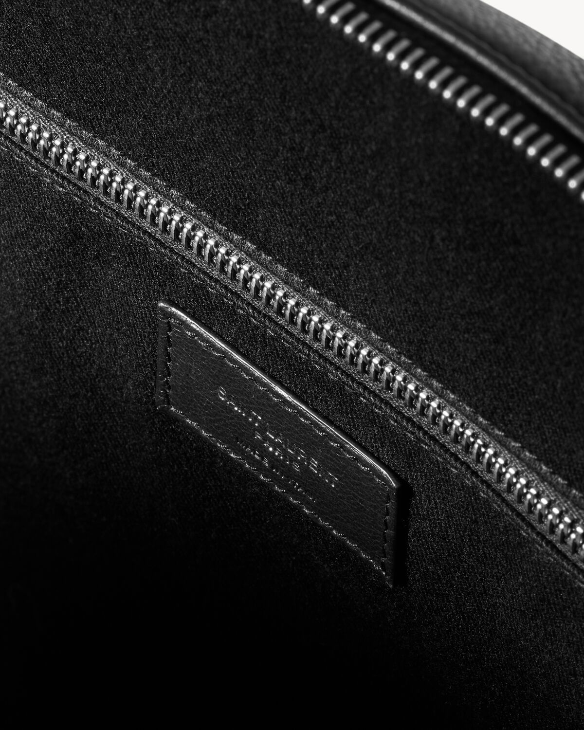 Saint Laurent Giant Bowling Tote In Grained Leather
