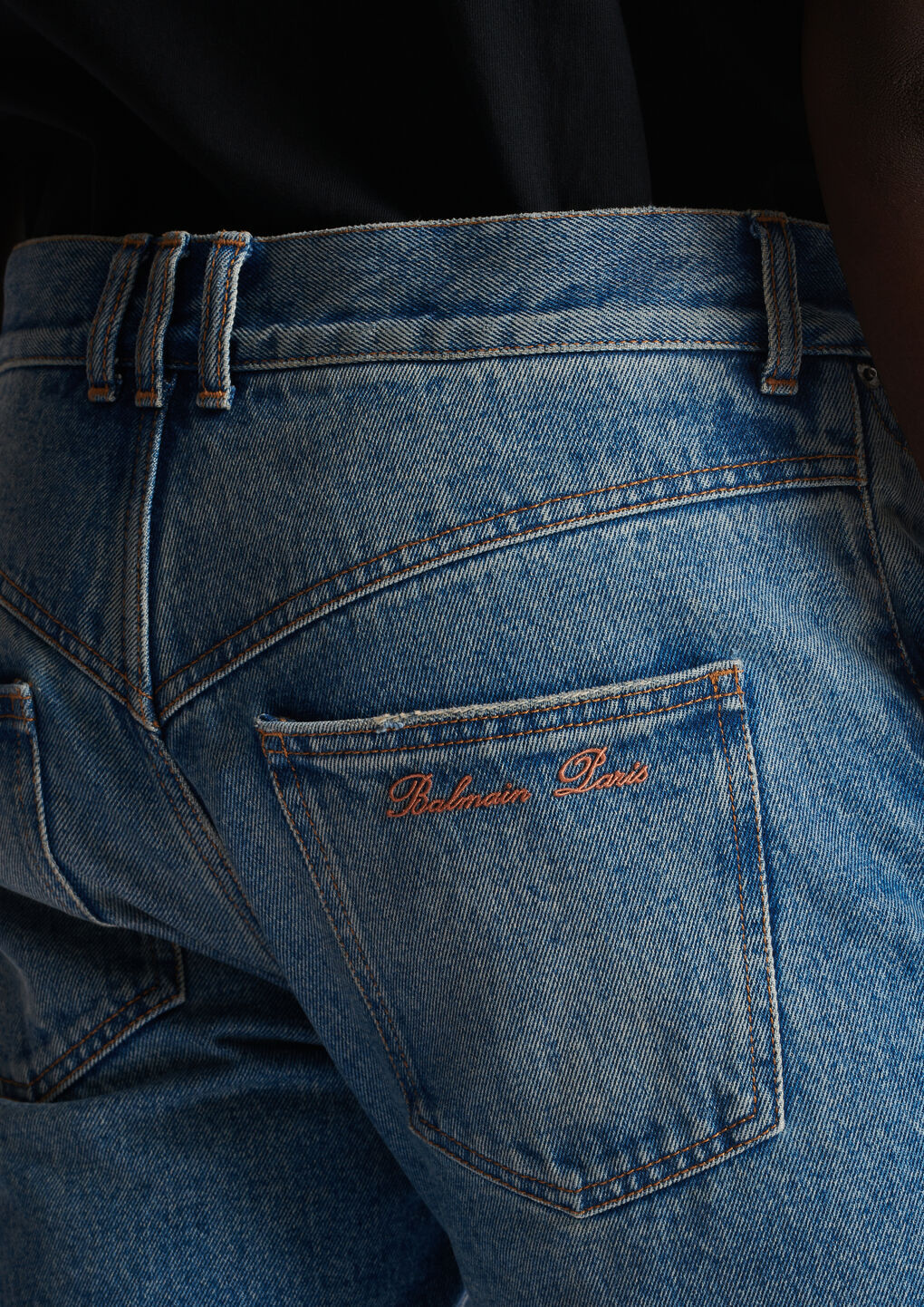 Balmain Mid-rise Straight-leg Jeans In Blue