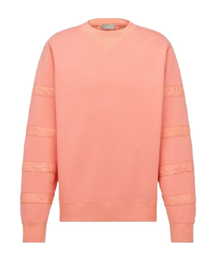 Dior Long-sleeved Round-neck Sweater In Orange