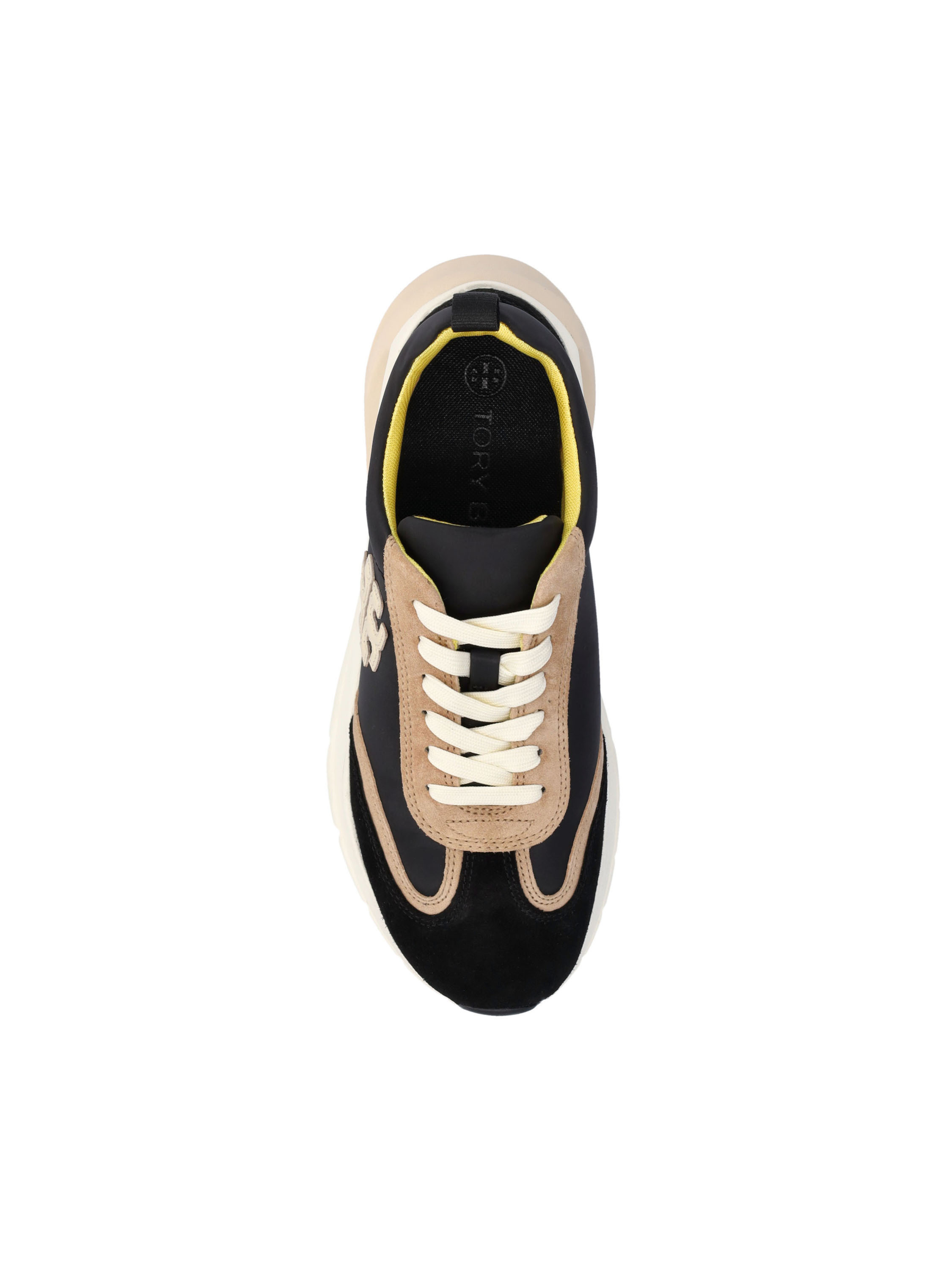 Tory Burch Good Luck Low-top Sneakers In Black
